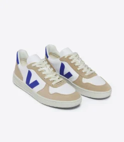 V-10 LEATHER WHITE PAROS SAHARA<VEJA Store