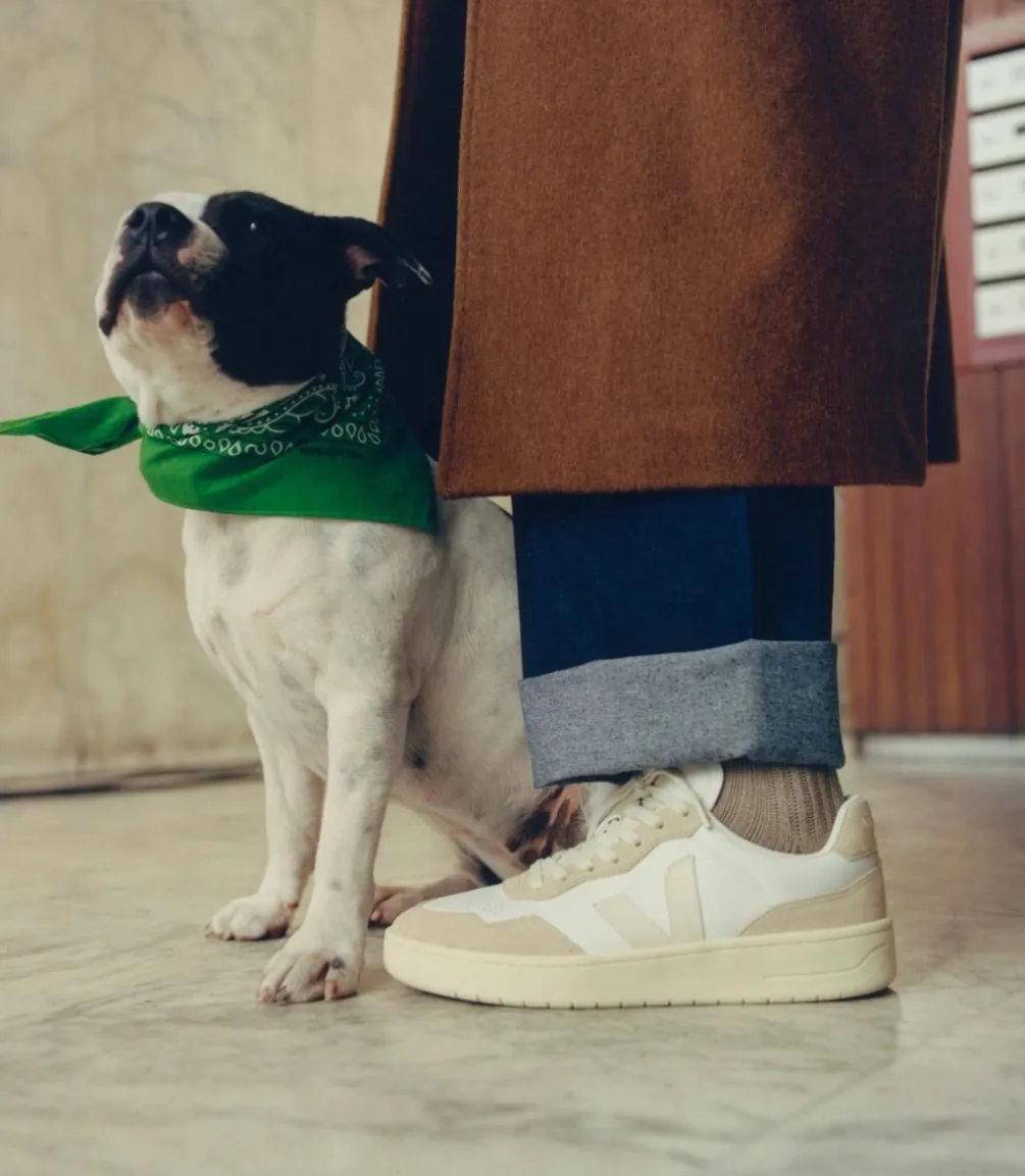 V-90 LEATHER WHITE PIERRE<VEJA Store