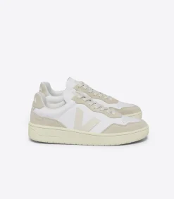 V-90 LEATHER WHITE PIERRE ALMOND<VEJA Best Sale