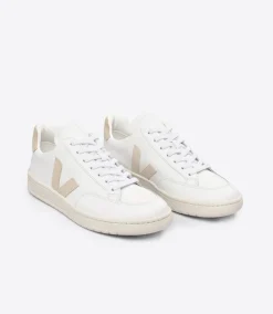V-12 LEATHER WHITE SABLE<VEJA Best Sale