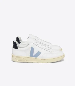 V-12 LEATHER WHITE STEEL NAUTICO<VEJA Hot