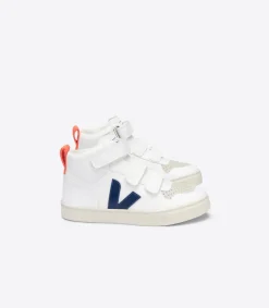 V-10 MID CWL WHITE COBALT ORANGE FLUO<VEJA Cheap