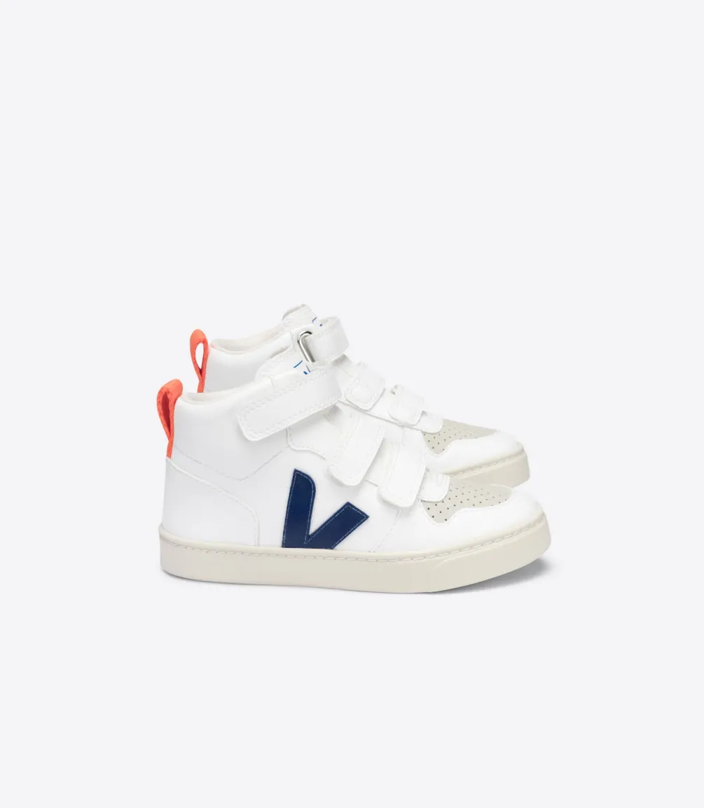 V-10 MID CWL WHITE COBALT ORANGE FLUO<VEJA Cheap