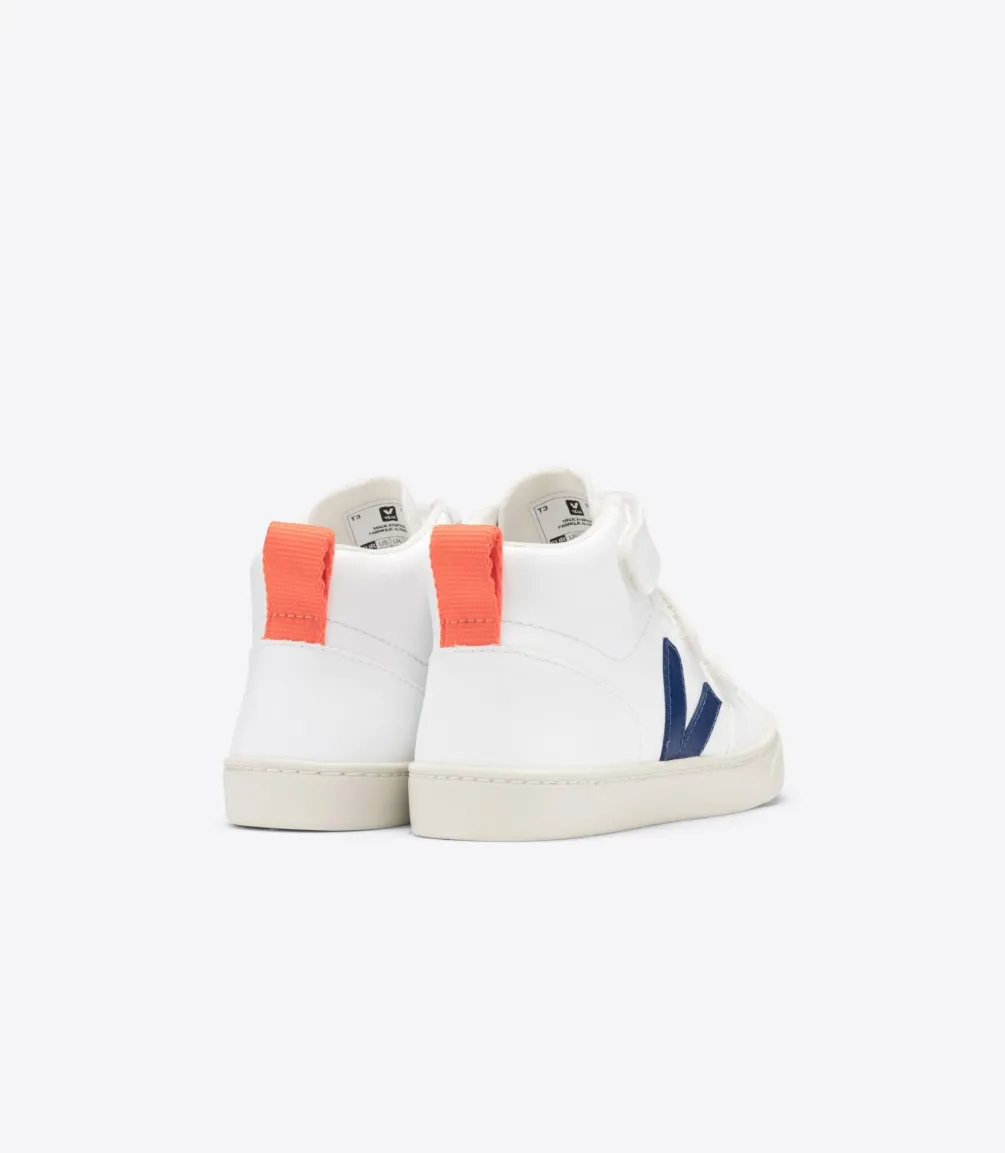 V-10 MID CWL WHITE COBALT ORANGE FLUO<VEJA Cheap