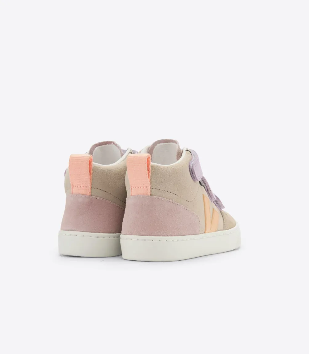 V-10 MID SUEDE MULTICO ALMOND PEACH<VEJA New