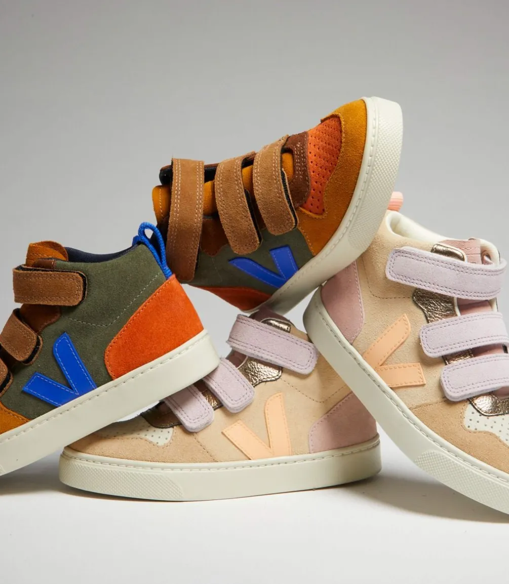 V-10 MID SUEDE MULTICO ALMOND PEACH<VEJA New