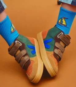 V-10 MID SUEDE MULTICO MUD PAROS<VEJA Store