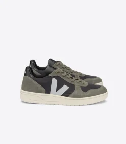 V-10 RIPSTOP BLACK OXFORD GREY MUD<VEJA Discount