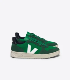 V-10 SUEDE EMERAUDE PIERRE BLACK<VEJA Clearance