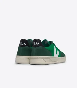 V-10 SUEDE EMERAUDE PIERRE BLACK<VEJA Clearance