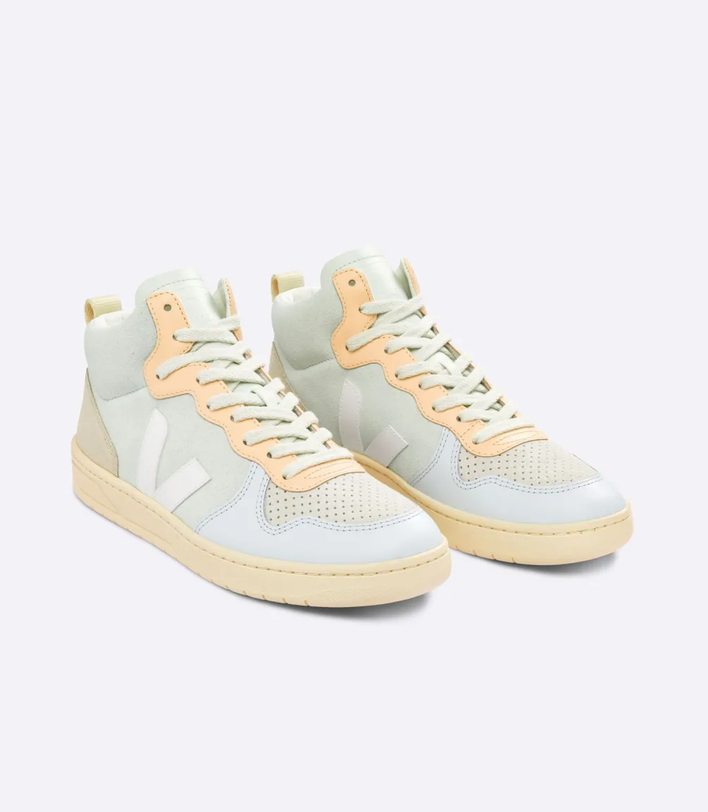 V-15 SUEDE JADE WHITE MULTICO<VEJA Outlet