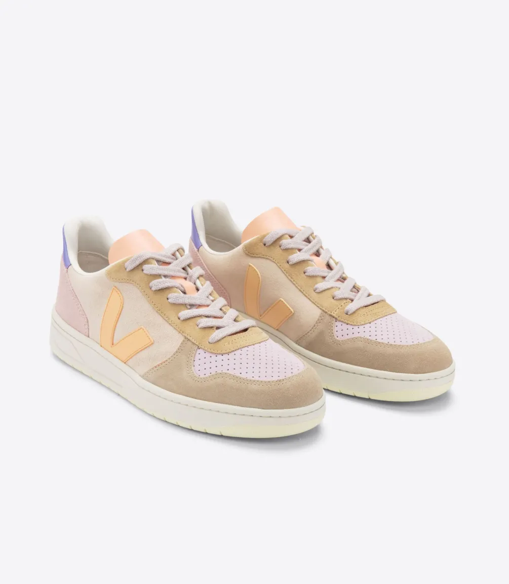 V-10 SUEDE MULTICO PEACH<VEJA Clearance