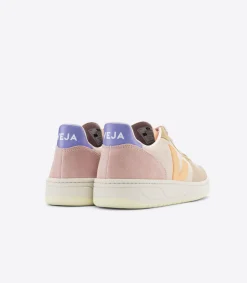 V-10 SUEDE MULTICO PEACH<VEJA Clearance