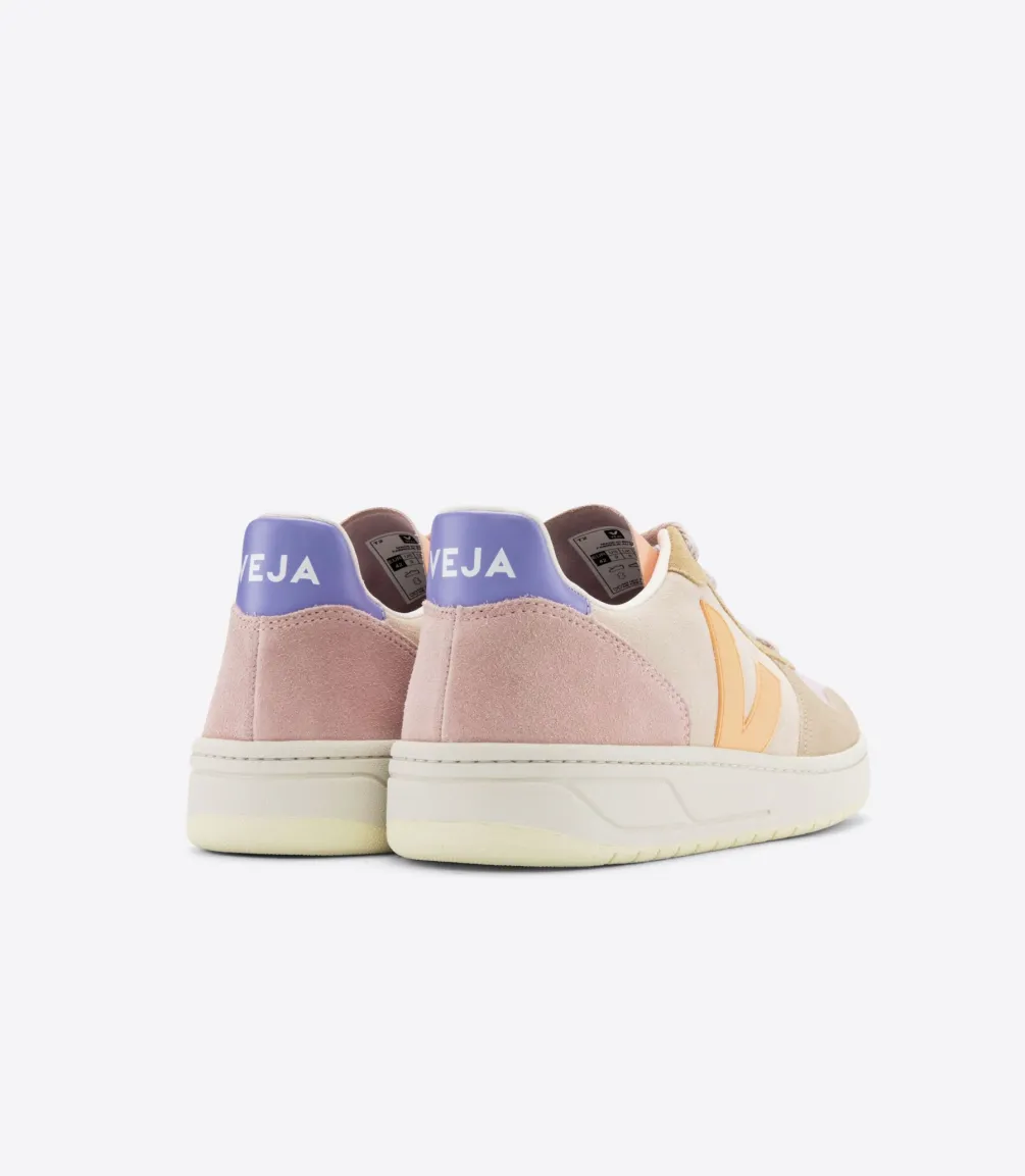 V-10 SUEDE MULTICO PEACH<VEJA Clearance