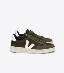 V-12 VEGAN B-MESH OLIVE WHITE<VEJA Best Sale