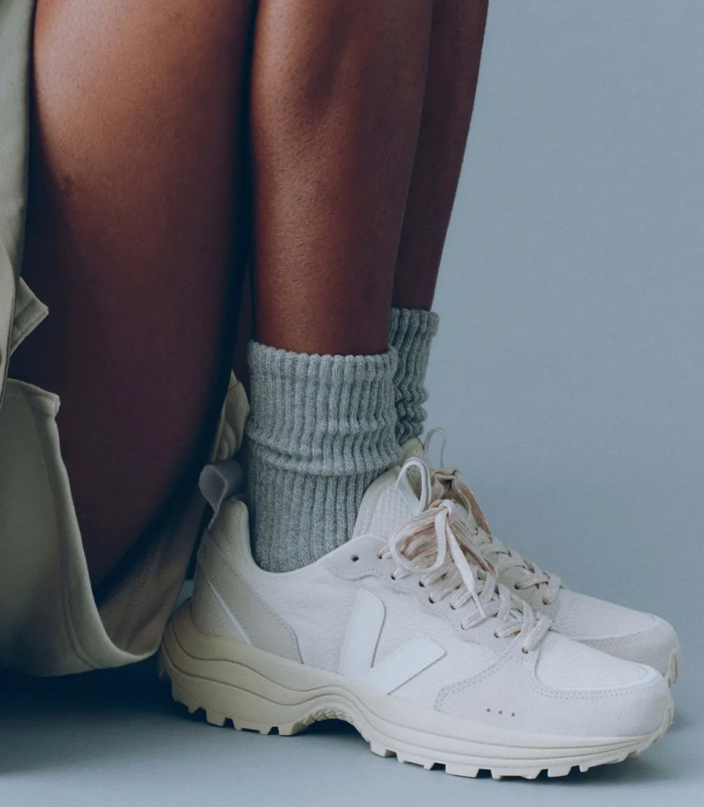 VENTURI HEXAMESH GRAVEL WHITE<VEJA Fashion
