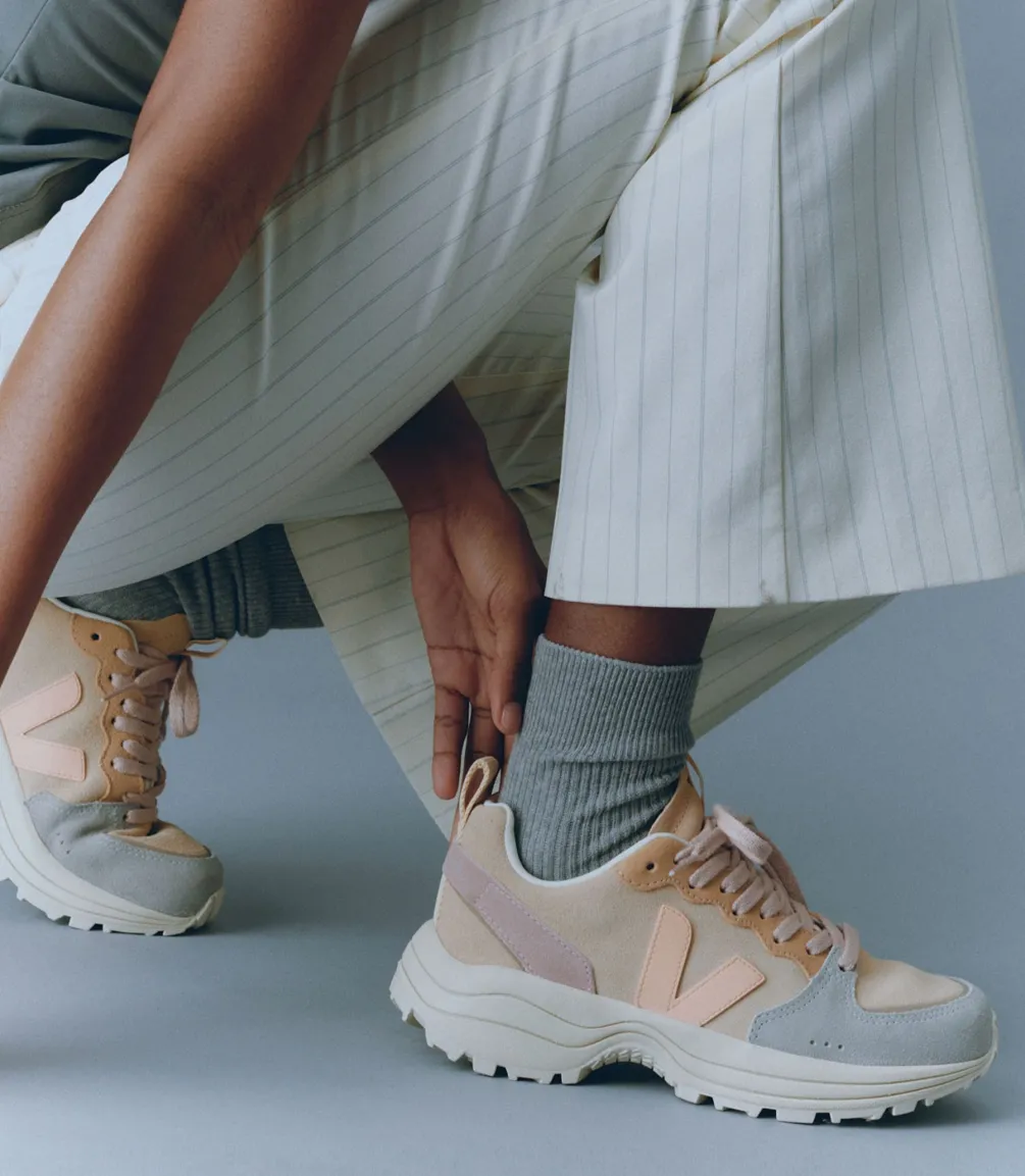 VENTURI SUEDE ALMOND PEACH MULTICO<VEJA Best Sale