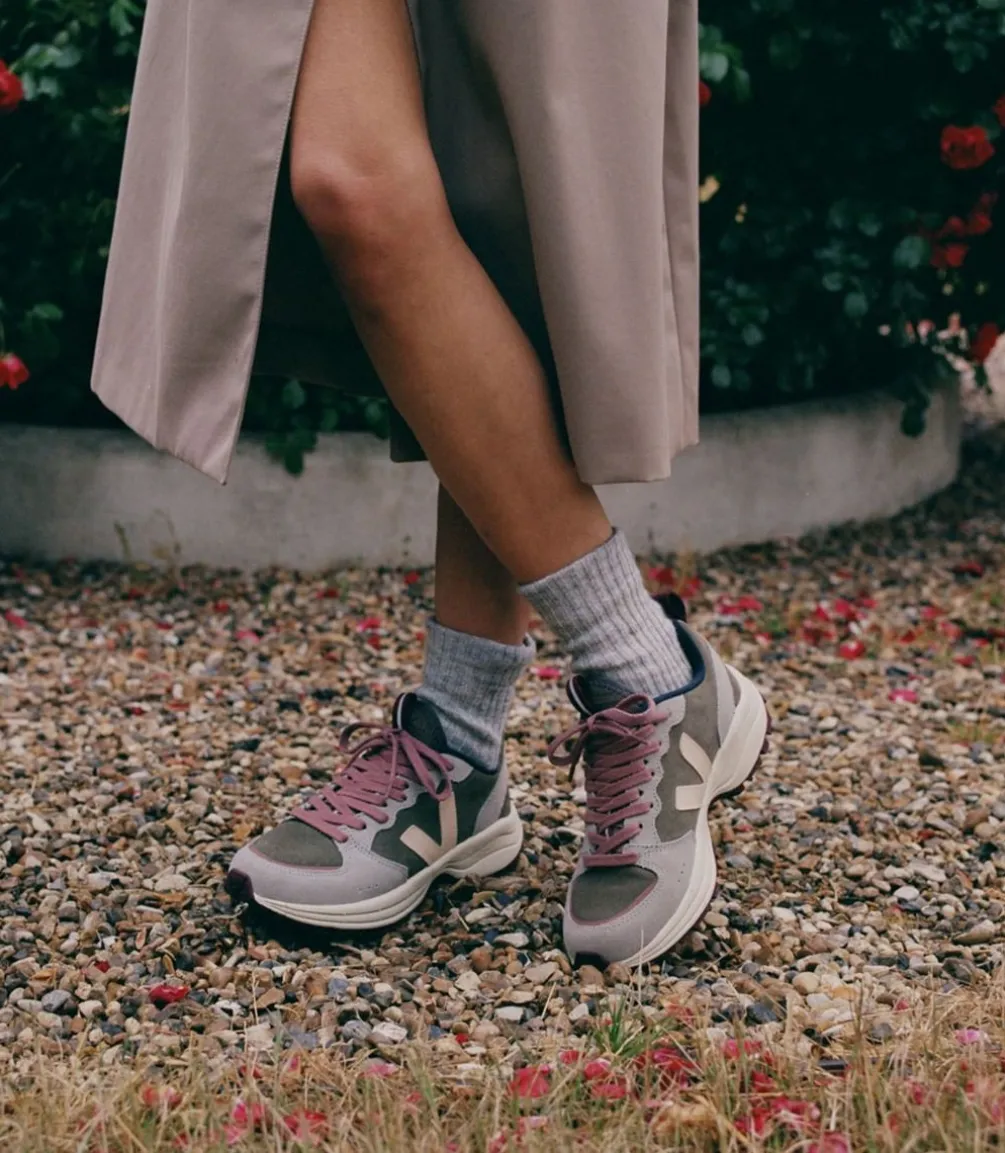 VENTURI SUEDE KAKI SABLE OXFORD GREY<VEJA Fashion