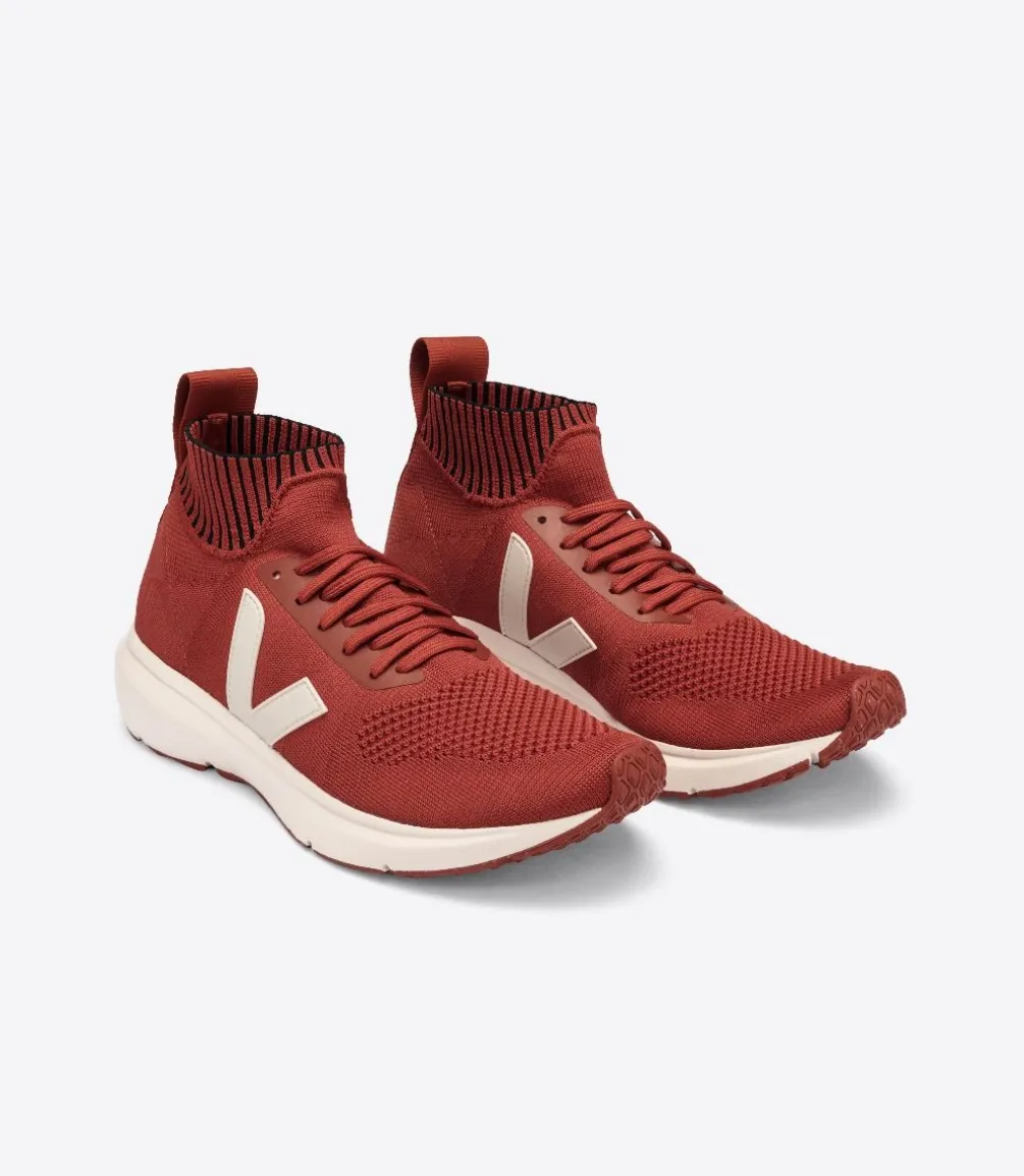 V-KNIT X RICK OWENS MID RUST<VEJA Fashion