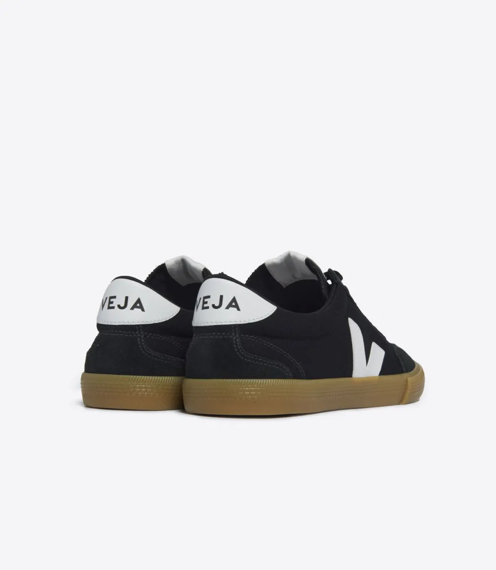 VOLLEY CANVAS BLACK WHITE NATURAL<VEJA Best