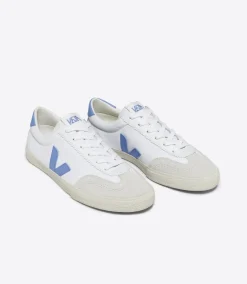 VOLLEY CANVAS WHITE AQUA<VEJA Discount