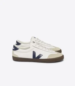 VOLLEY LEATHER WHITE NAUTICO BARK<VEJA Fashion