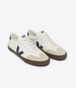 VOLLEY LEATHER WHITE NAUTICO BARK<VEJA Fashion