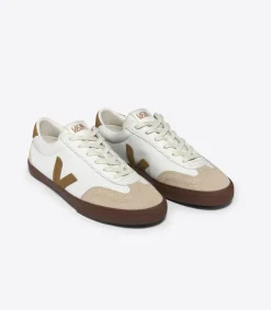 VOLLEY LEATHER WHITE TENT BARK<VEJA Clearance