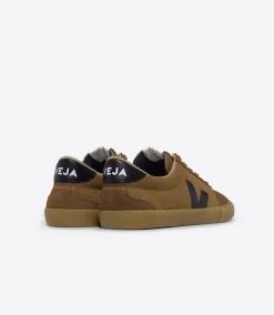VOLLEY SUEDE CAMEL BLACK<VEJA Best Sale