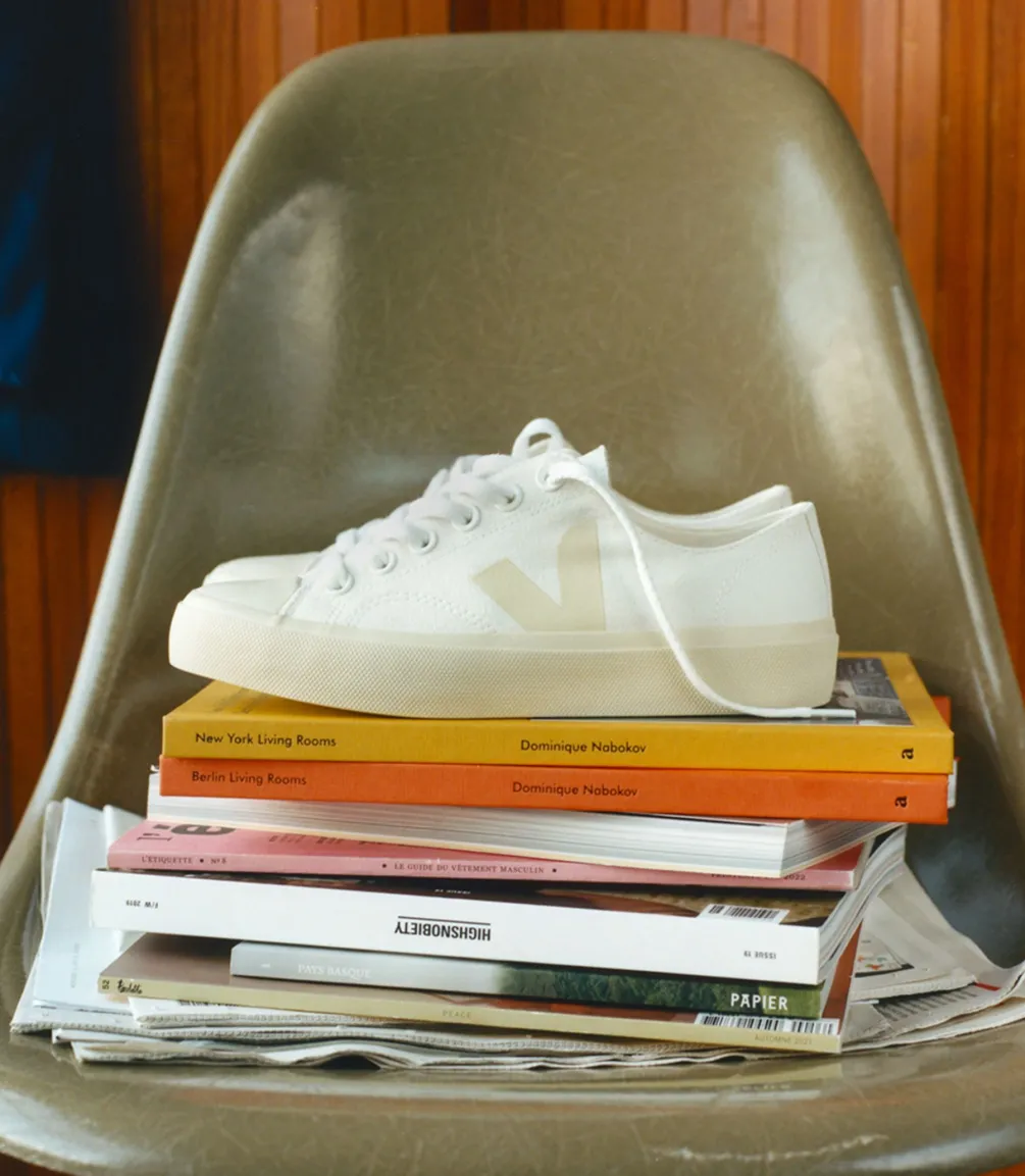 WATA II LOW CANVAS WHITE PIERRE<VEJA Cheap